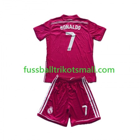 Fußballtrikots Real Madrid Cristiano Ronaldo 7 2014-2015 Retro Kinder Kurzarm Auswärts-trikot kaufen